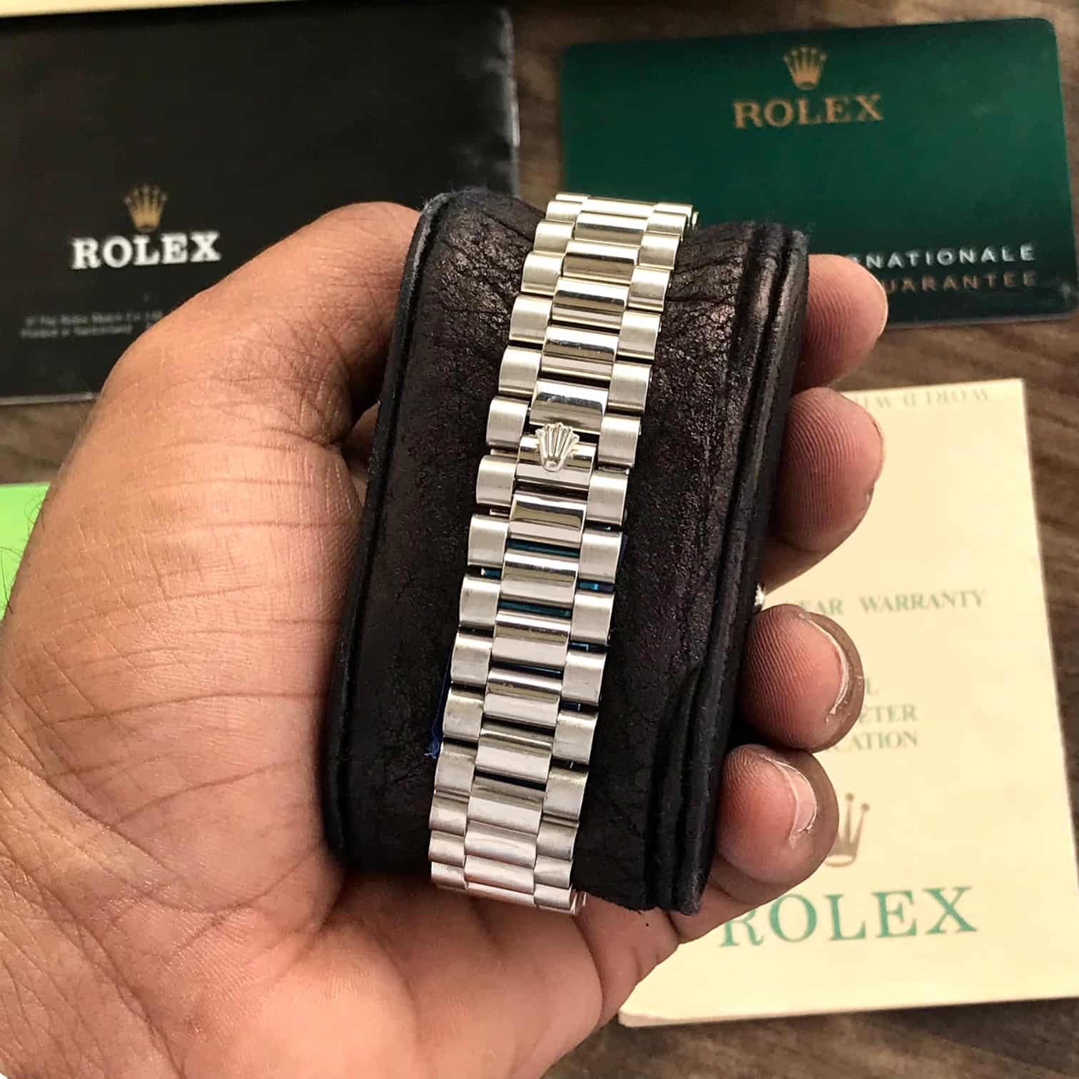 Rolex DayDate Silver-Blue Dial YZ Factory