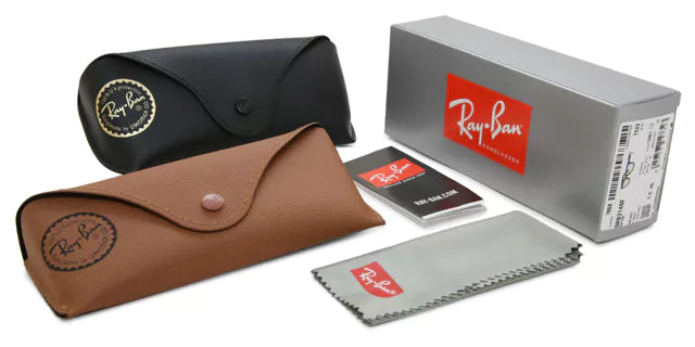 Ray Ban METAL WHITE BLUE CUT UV-400 SUNGLASSES