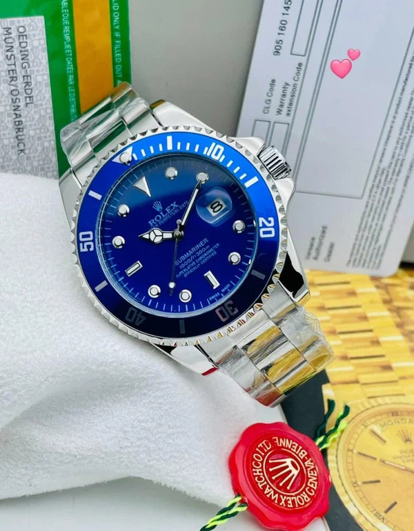 Rolex Submariner Blue & Sliver Model Premium Automatic
