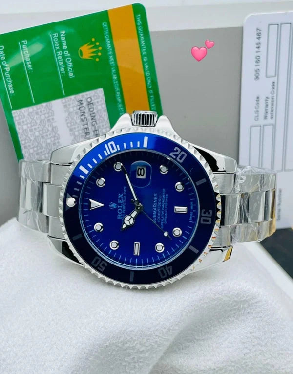 Rolex Submariner Blue & Sliver Model Premium Automatic
