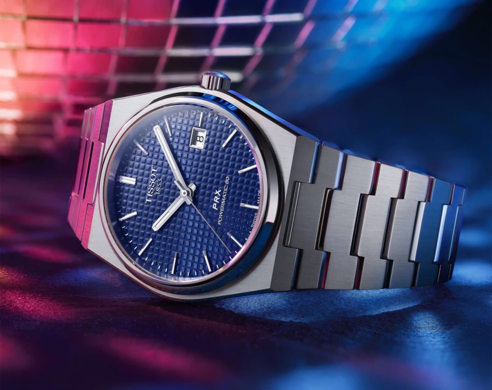 Tissot PRX Powermatic Japanese Stainless Steel Blue Dial Men’s Watch
