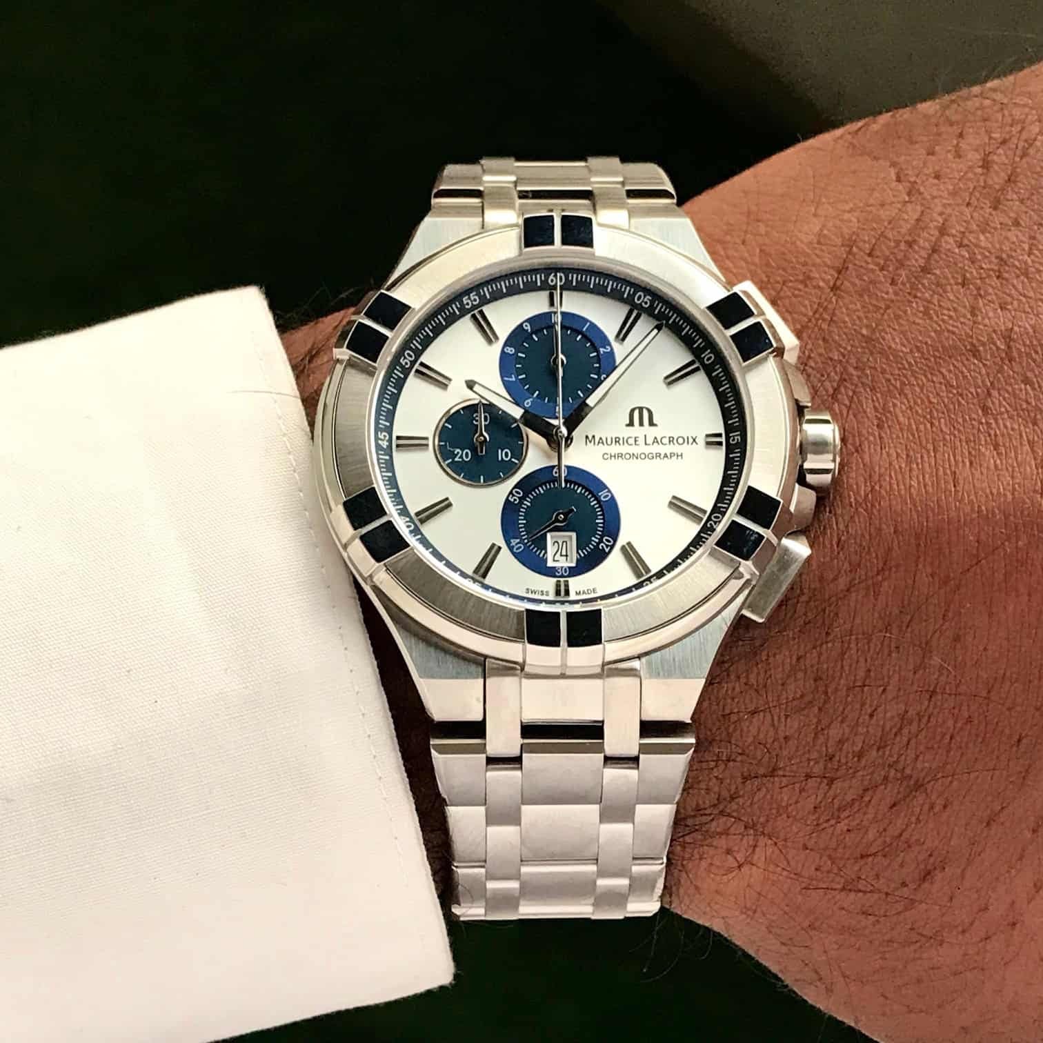 Maurice Lacroix Aikon Quartz 44mm Authentic Mens Watch