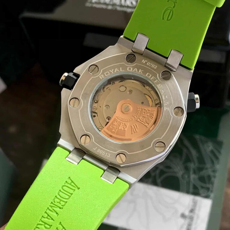 Audemars Piguet Royal Oak Offshore Diver Watch Green Dial 42mm Automatic Mens Watch
