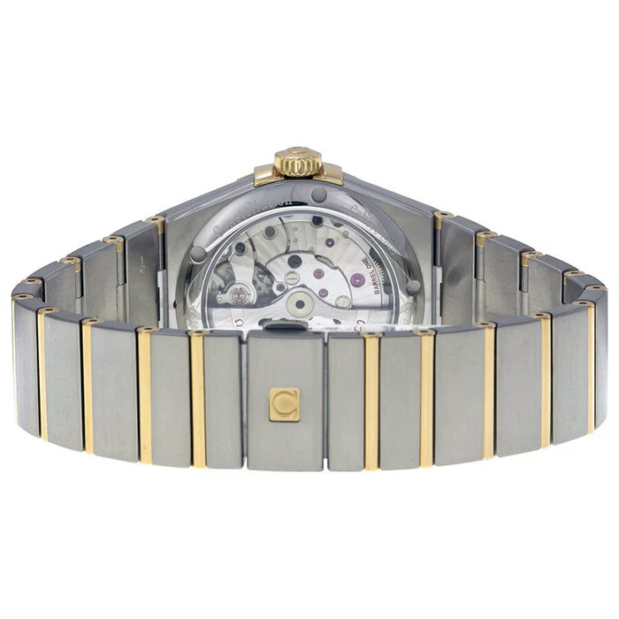 Omega constellation automatic champagne dial men's watch