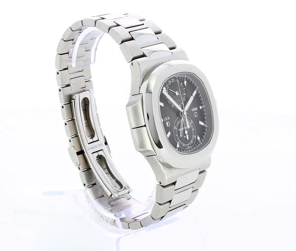 Patek Philippe Nautilus Time Travel Silver and black