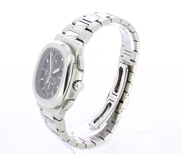 Patek Philippe Nautilus Time Travel Silver and black