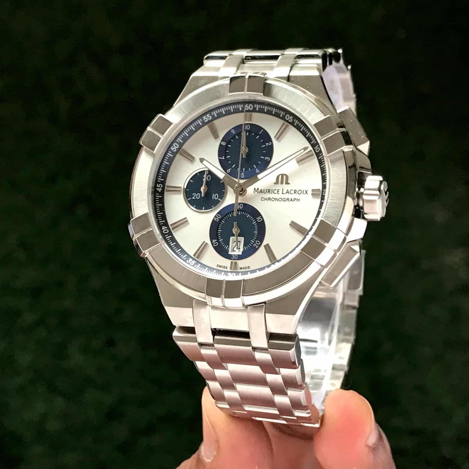 Maurice Lacroix Aikon Quartz 44mm Authentic Mens Watch