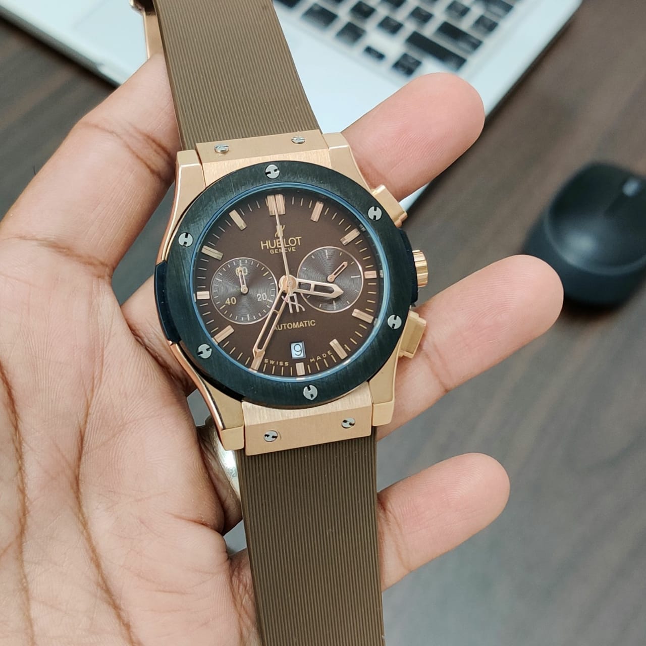 Classic Fusion Chronograph Ceramic King Gold