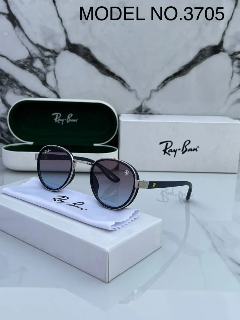 Ray Ban #2 METAL SILVER BLUE UV-400 SUNGLASSES