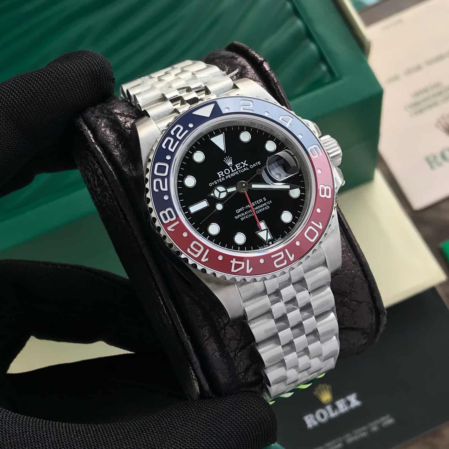 Rolex GMT Master || Pepsi Edition Japan Automatic Mens Watch