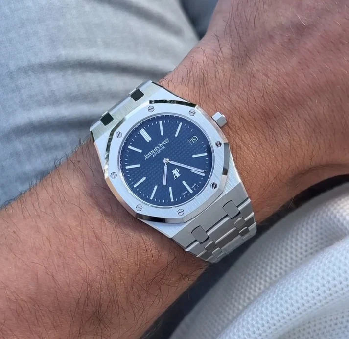 AUDEMARS PIGUET ROYAL OAK SILVER BLUE DIAL (ANIL KAPOOR) Automatic