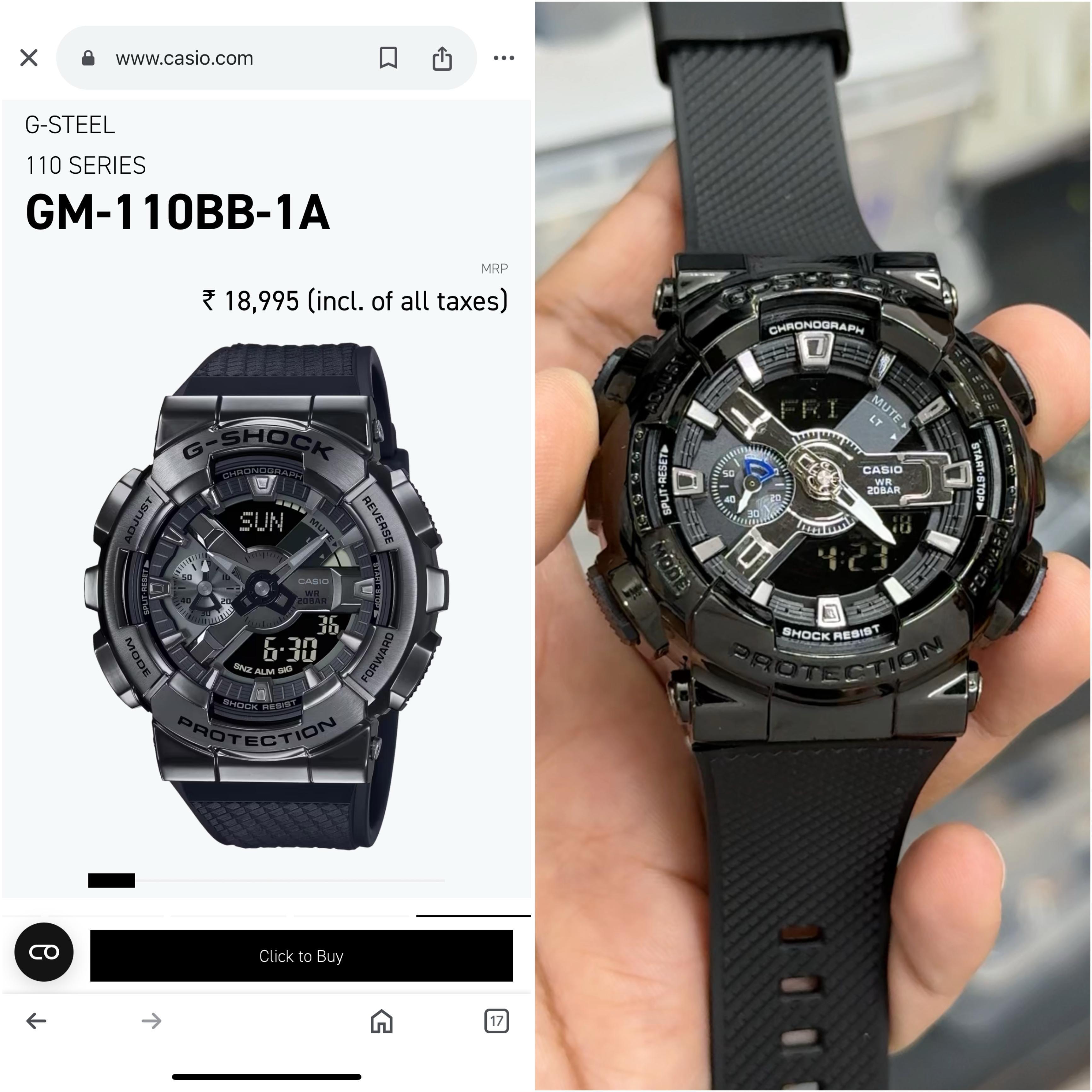 G-Shock&nbsp For Unisex 7AA Premium Collection