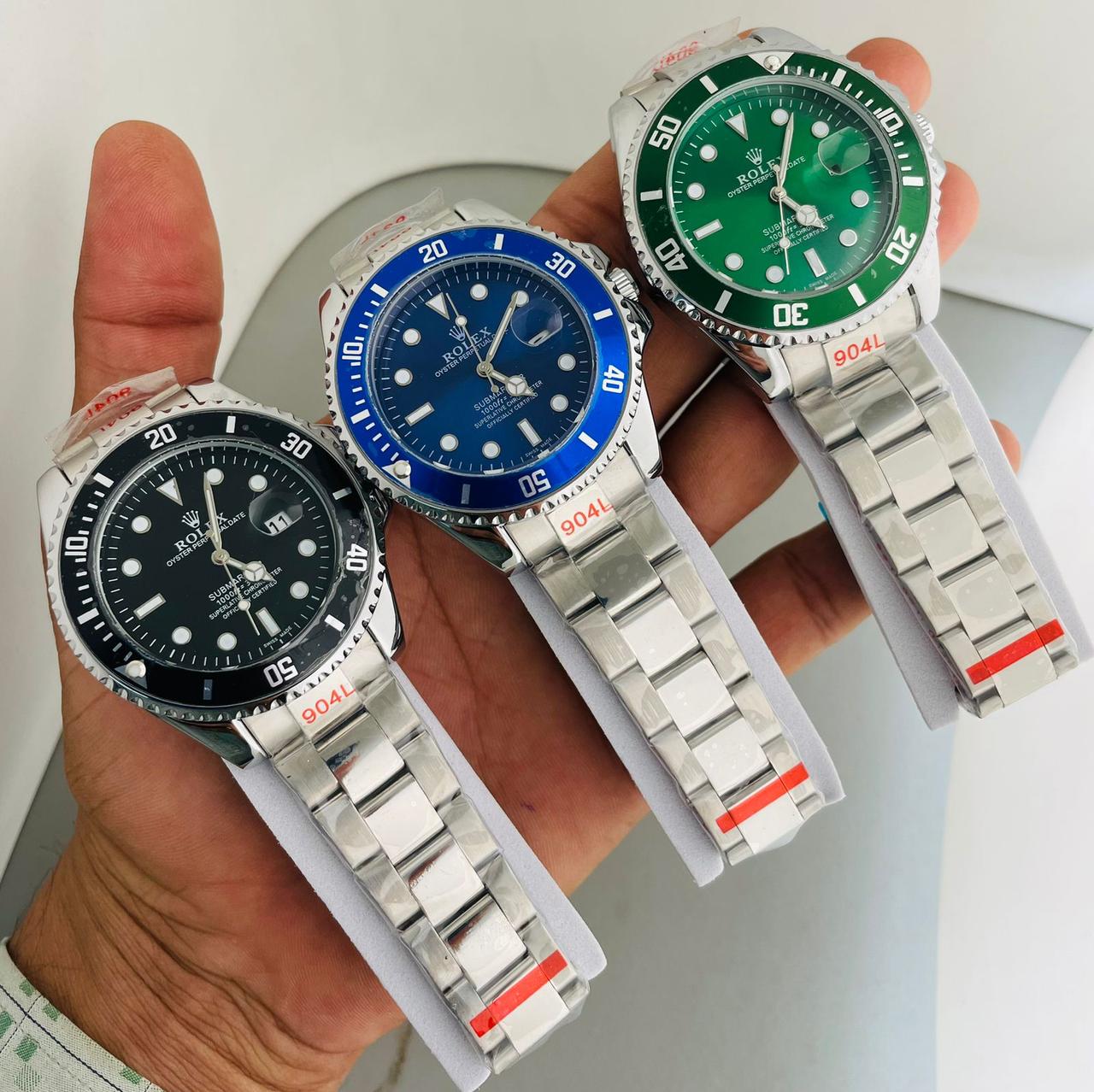 Rolex Submariner Green & Sliver Model Premium Automatic
