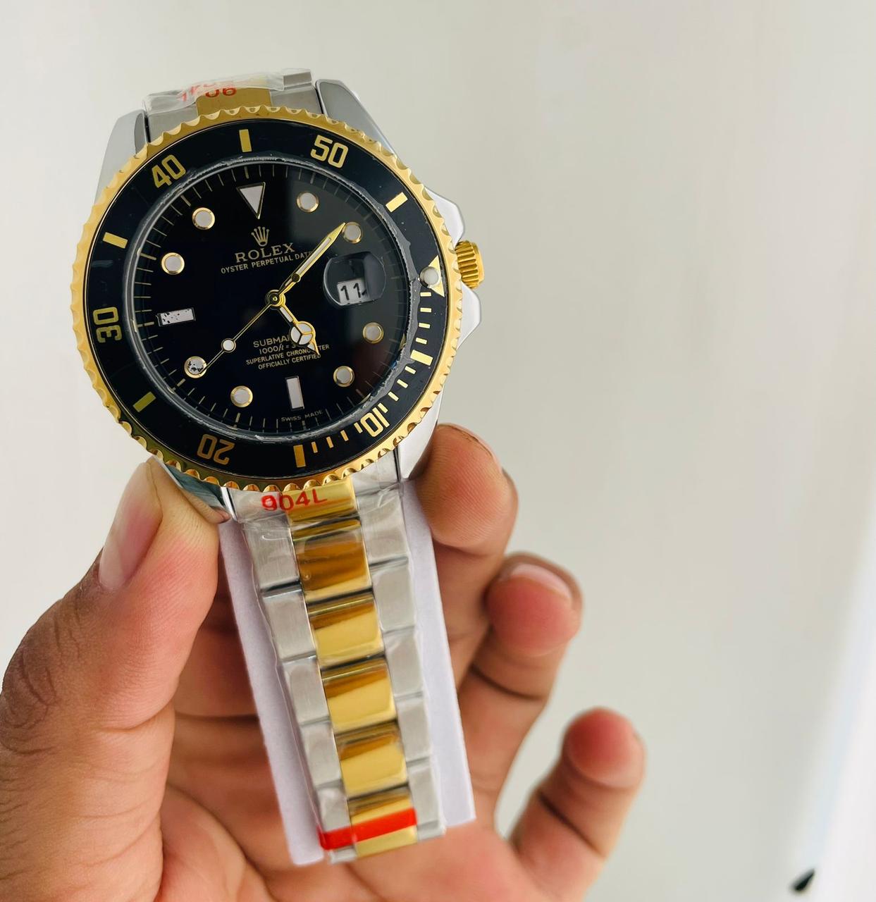 Rolex Submariner Black & Sliver Model Premium Automatic