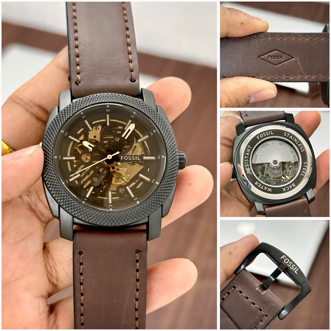 Fossil Brown Automatic Transparent Back Orignal Series