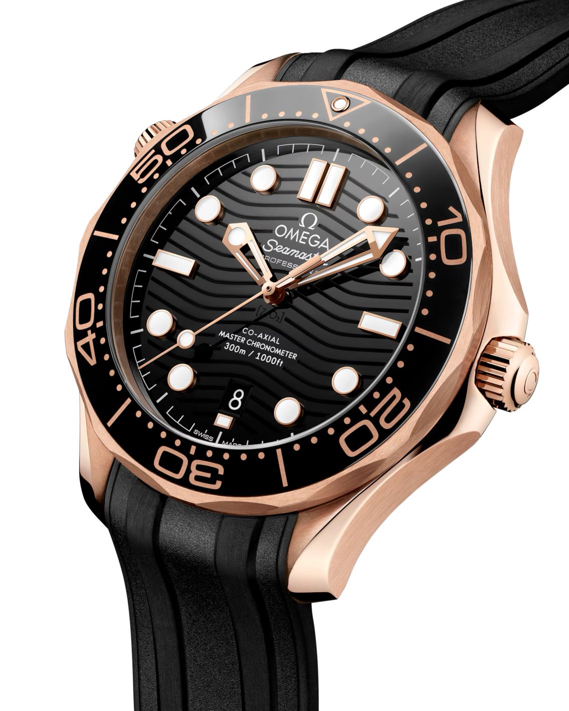 Omega Seamaster Diver 300M all black & Golden