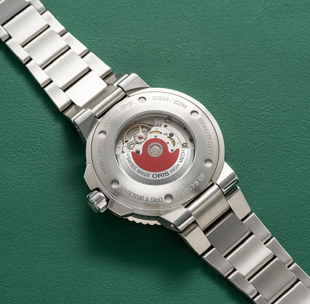 Oris Aquis Date Authentic Silver Grey Dial Automatic Mens Watch