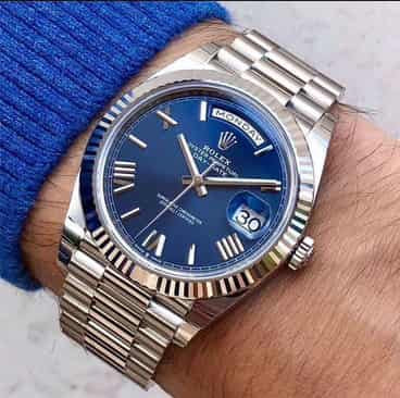 Rolex DayDate Silver-Blue Dial YZ Factory