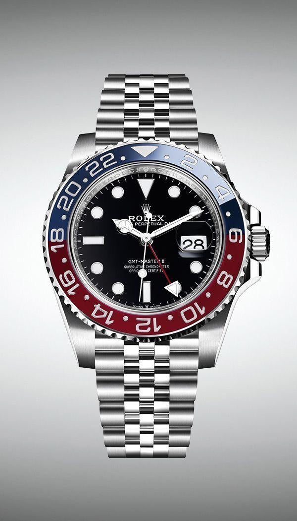 Rolex GMT Master || Pepsi Edition Swiss ETA Automatic Mens Watch