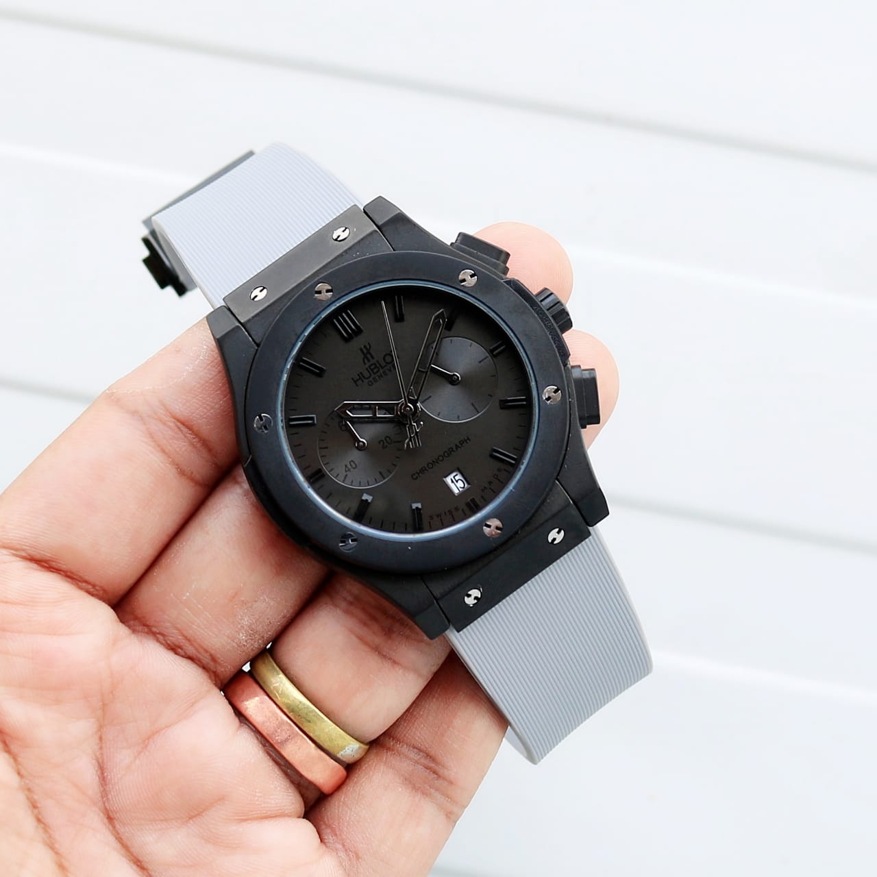 Black Hublot master Watch