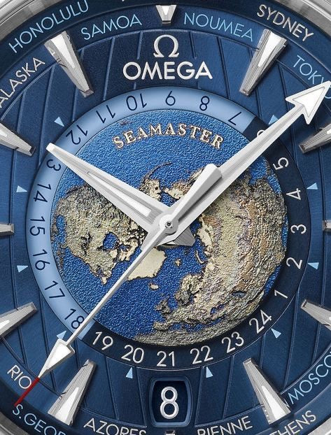 Omega Seamaster Aqua Terra Blue Japanese Automatic Mens Watch