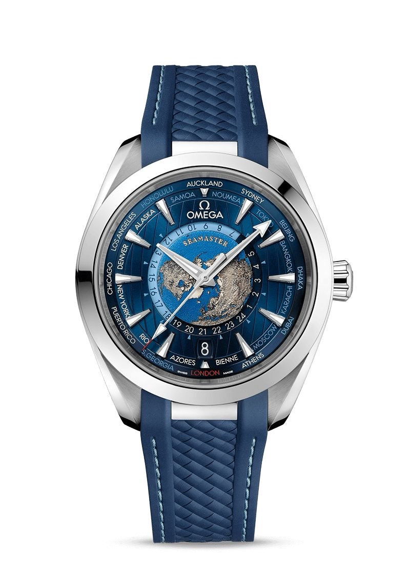 Omega Seamaster Aqua Terra Blue Japanese Automatic Mens Watch