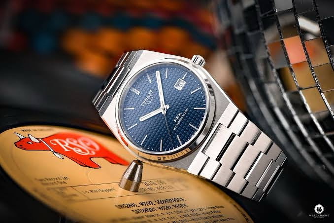 Tissot PRX Powermatic Japanese Stainless Steel Blue Dial Men’s Watch