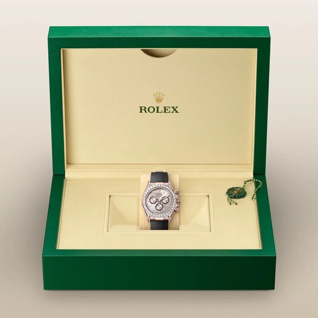 Rolex Cosmograph Daytona Oyster, 40 mm, Everose gold and diamonds