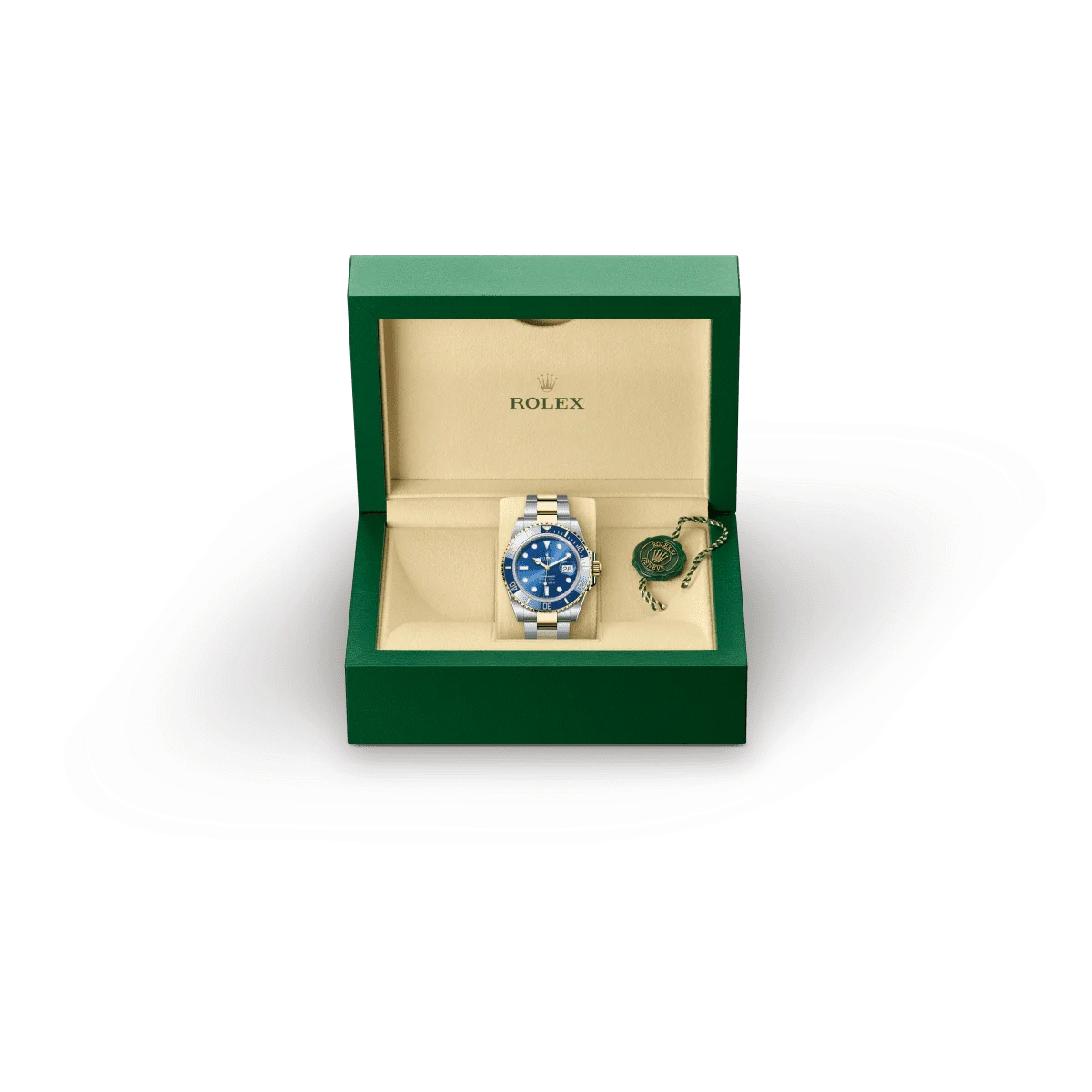 Rolex Submariner Date Oyster, 41 mm, Oystersteel and yellow gold (GOLD- SILVER- BLUE)