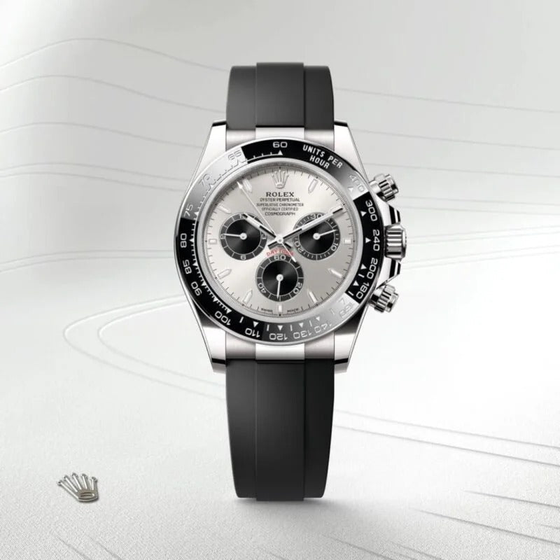 Rolex Cosmograph Daytona Oyster, 40 mm, white gold (Mechanical chronograph, self-winding)