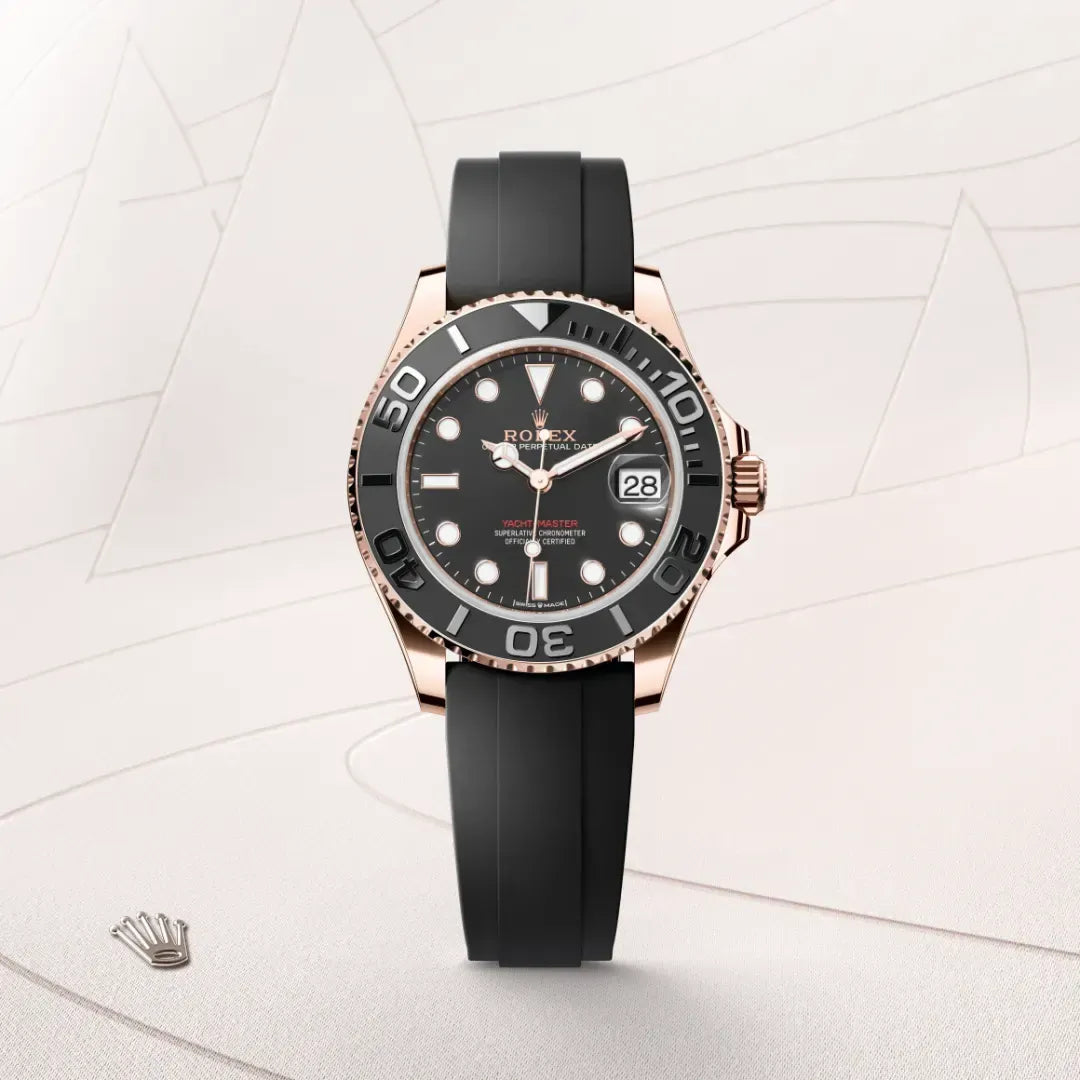 ROLEX YACHT MASTER OYSTER FLEX (GOLD BLACK)