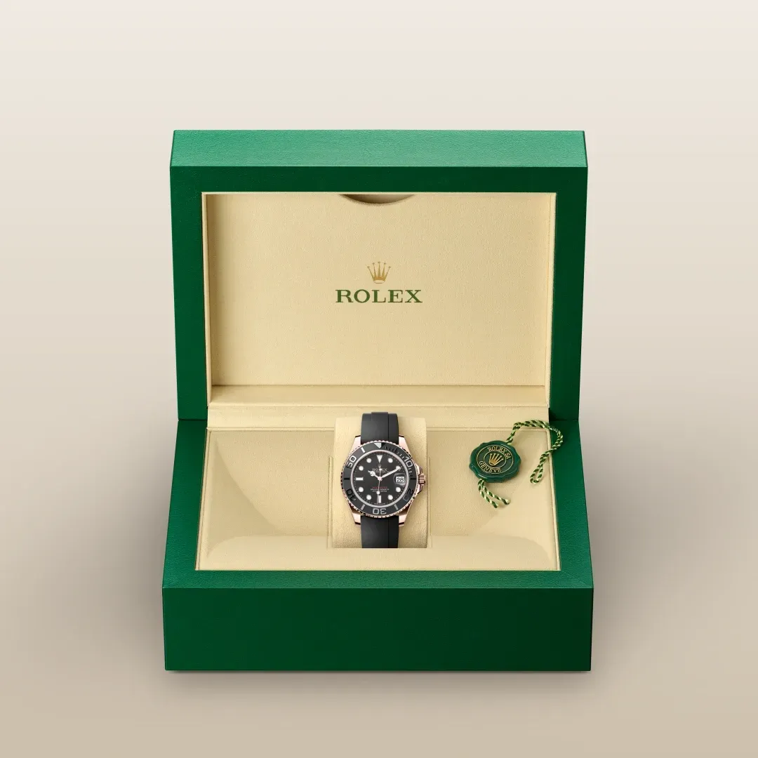 ROLEX YACHT MASTER OYSTER FLEX (GOLD BLACK)