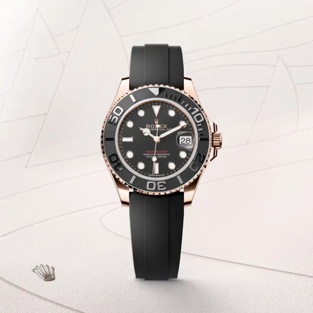 ROLEX YACHT MASTER OYSTER FLEX (GOLD BLACK)