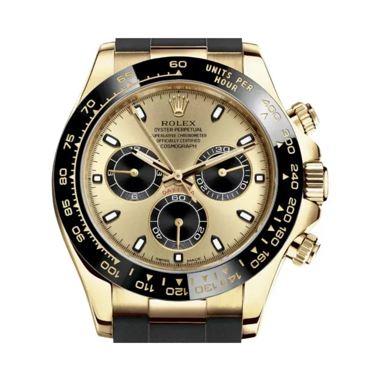 Rolex Cosmograph Daytona Oyster, 40 mm, Champagne Black Dial Mens Watch