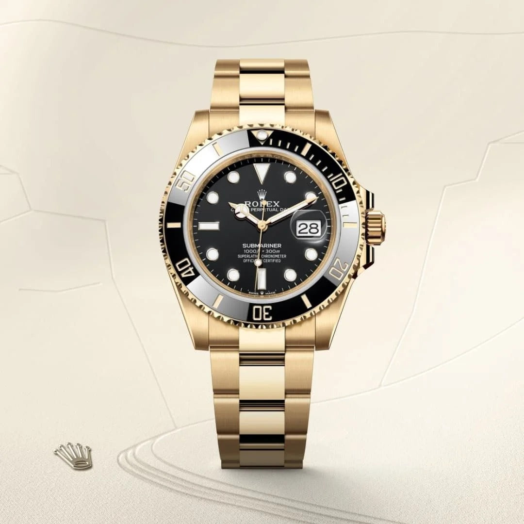 Rol_ex Submariner Date Oyster, 41 mm, yellow gold