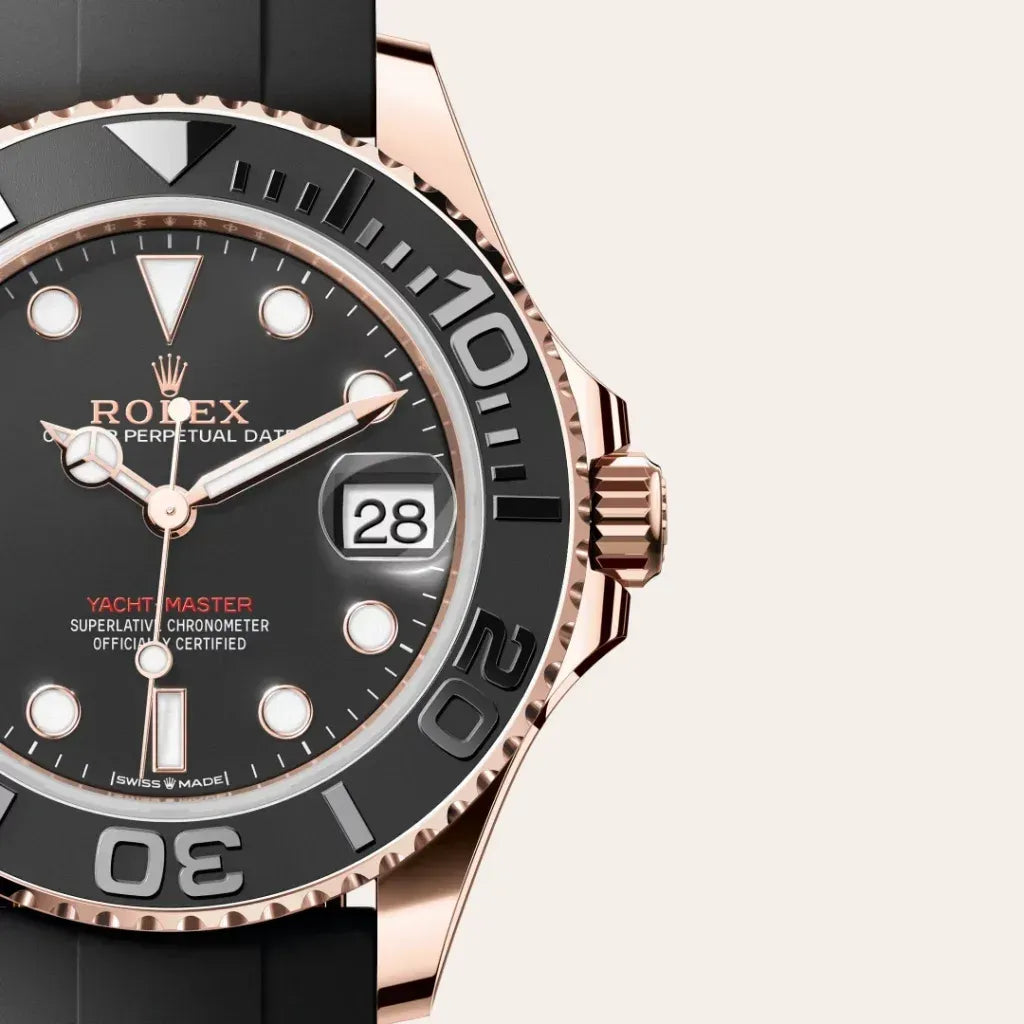 ROLEX YACHT MASTER OYSTER FLEX (GOLD BLACK)