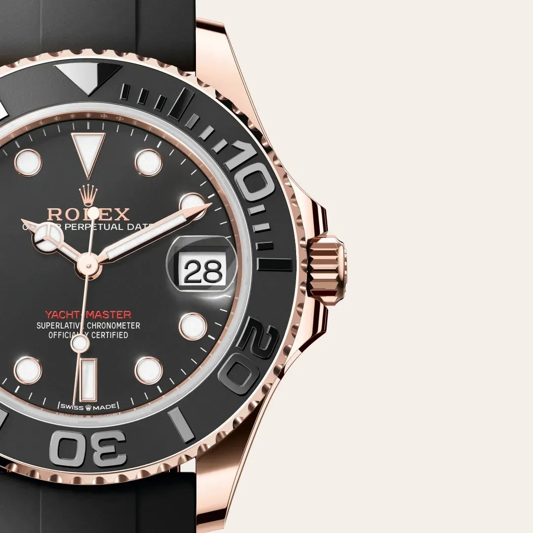 ROLEX YACHT MASTER OYSTER FLEX (GOLD BLACK)