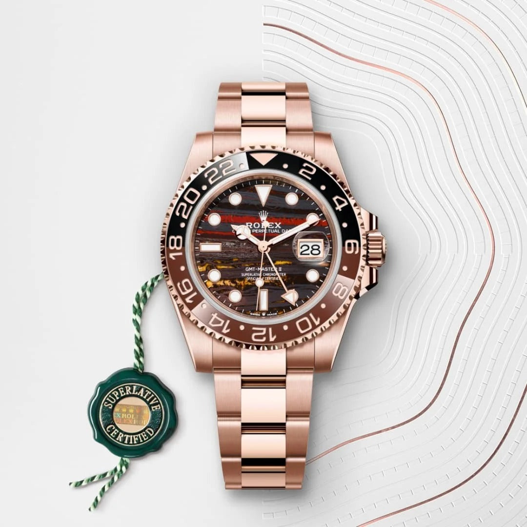 Rolex GMT-Master II Oyster, 40 mm, Everose gold