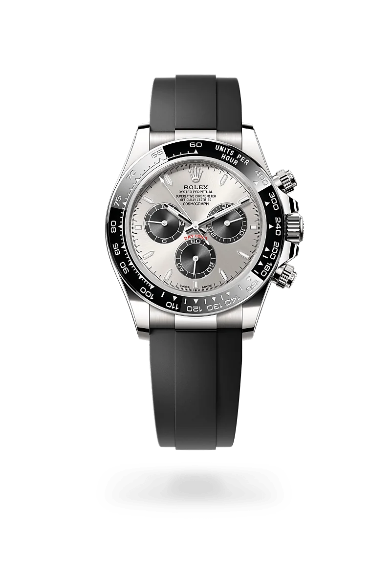 Rolex Cosmograph Daytona Oyster, 40 mm, white gold (Mechanical chronograph, self-winding)