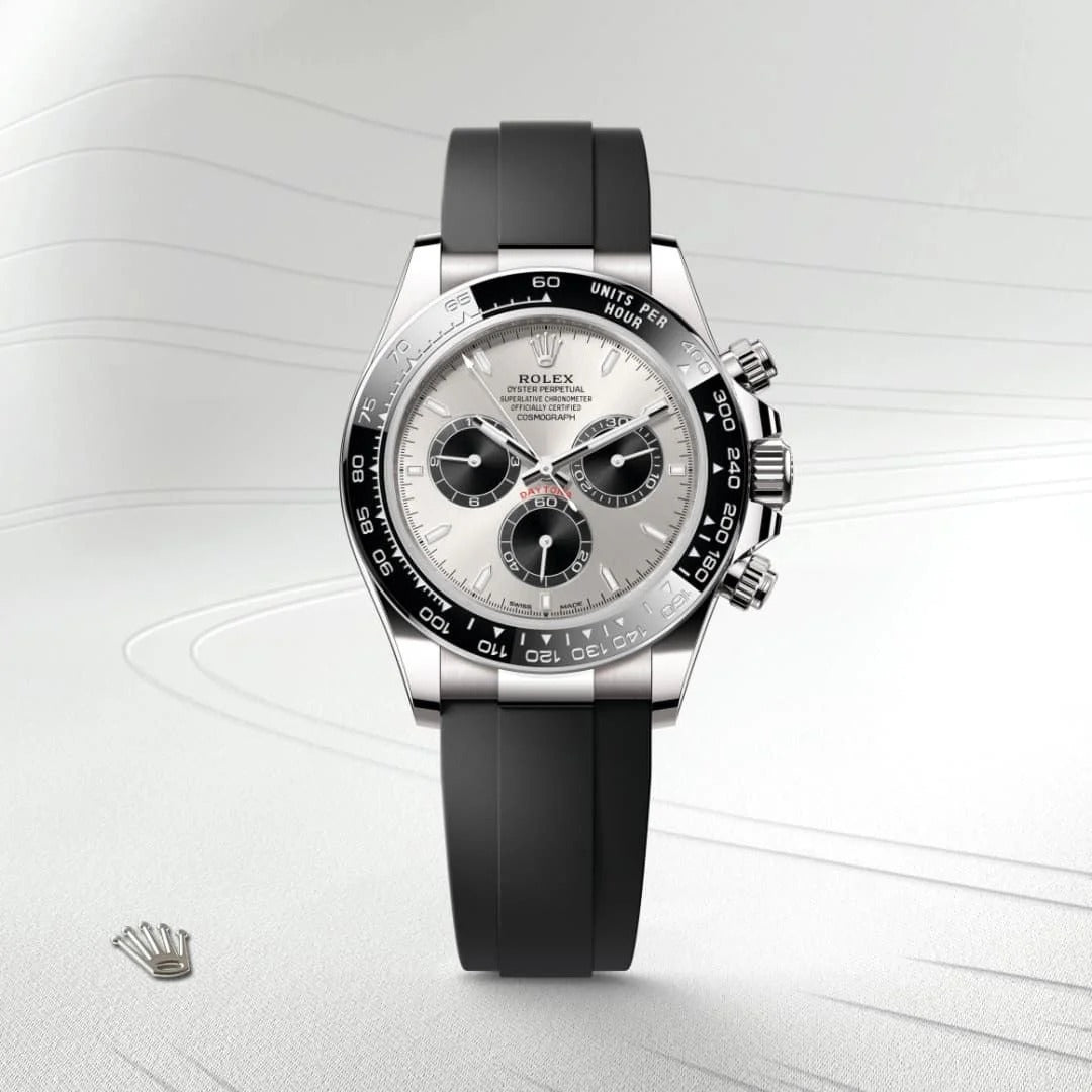 Rolex Cosmograph Daytona Oyster, 40 mm, white gold (Mechanical chronograph, self-winding)