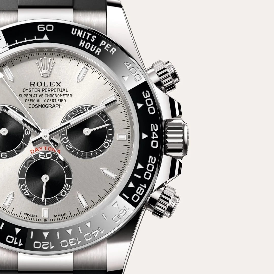 Rolex Cosmograph Daytona Oyster, 40 mm, white gold (Mechanical chronograph, self-winding)