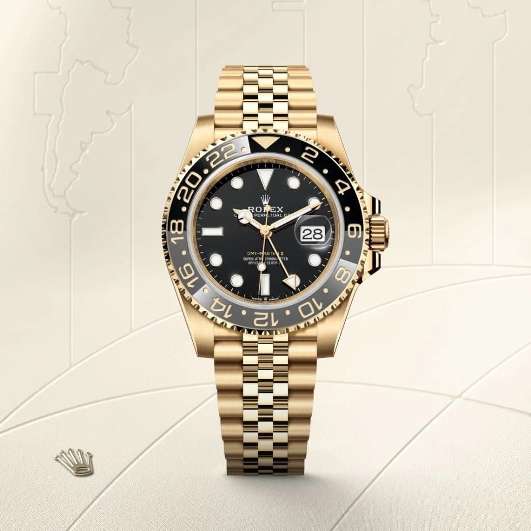Ro_lex GMT-Master II Oyster, 40 mm, yellow gold
