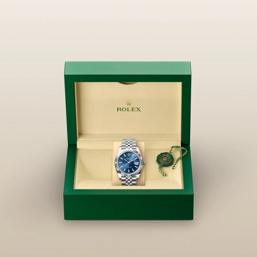Rolex Datejust Oyster, 41mm, Oystersteel and white gold