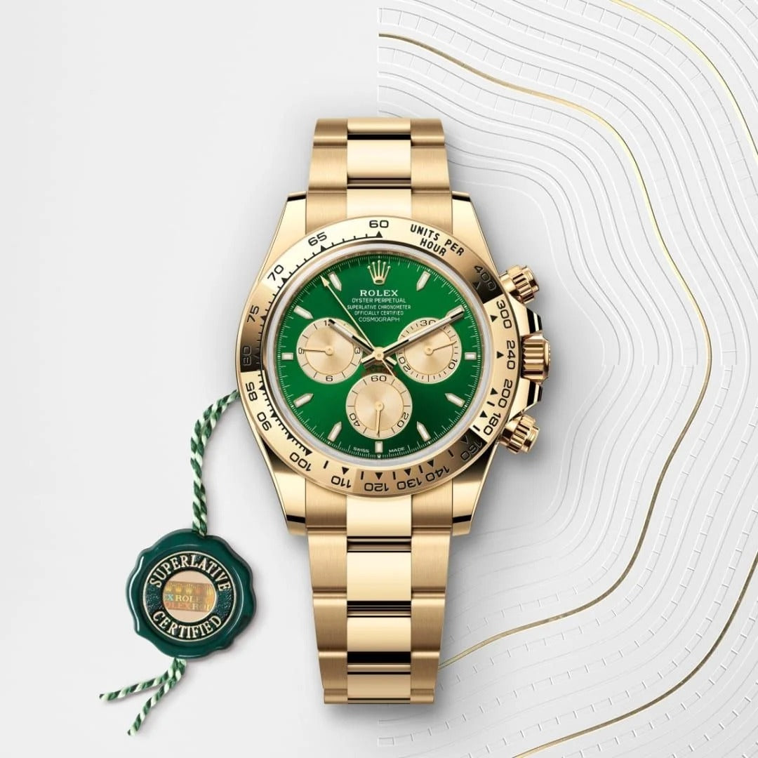 Rolex Cosmograph Daytona Oyster, 40 mm, yellow gold