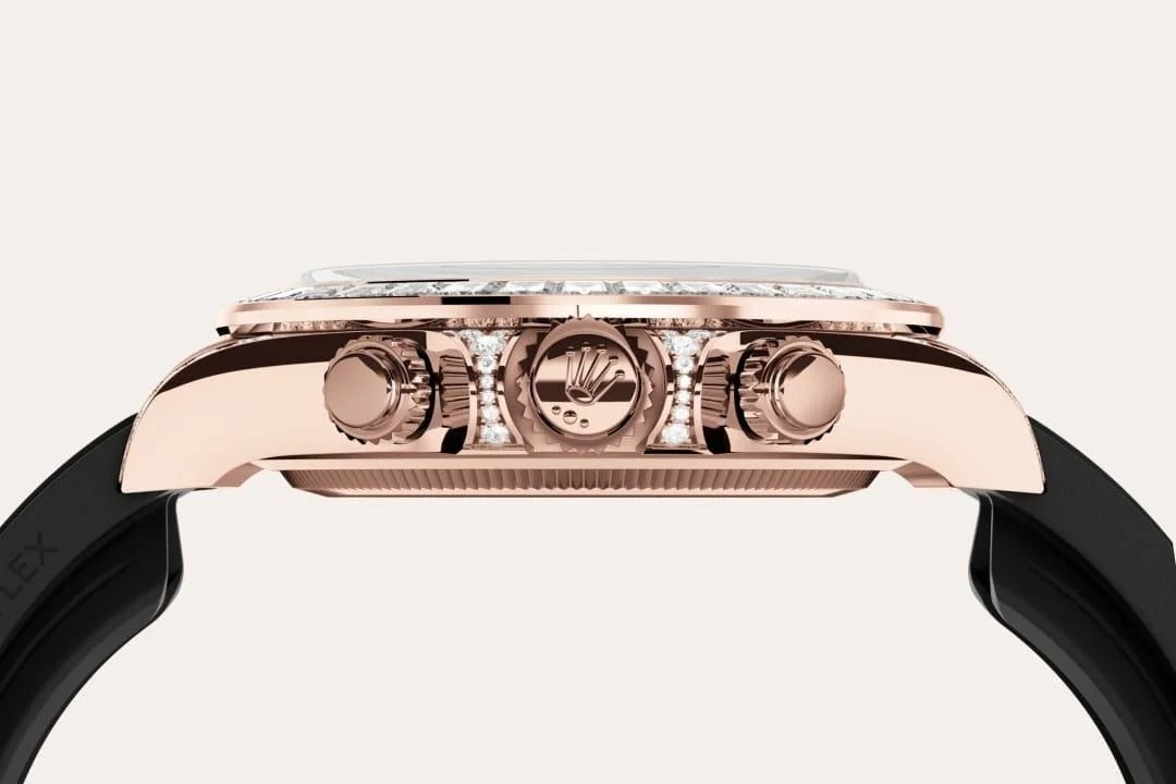 Rolex Cosmograph Daytona Oyster, 40 mm, Everose gold and diamonds