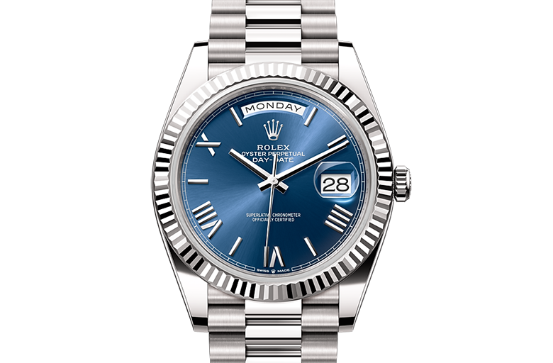 Rolex DayDate Silver-Blue Dial YZ Factory Automatic