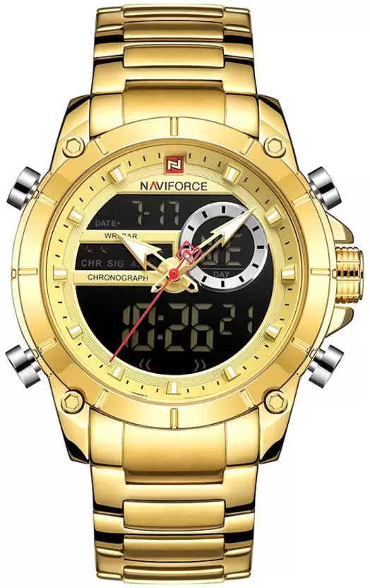 NaviForce (Orginal ) Analog-Digital Watch - For Men NF9163