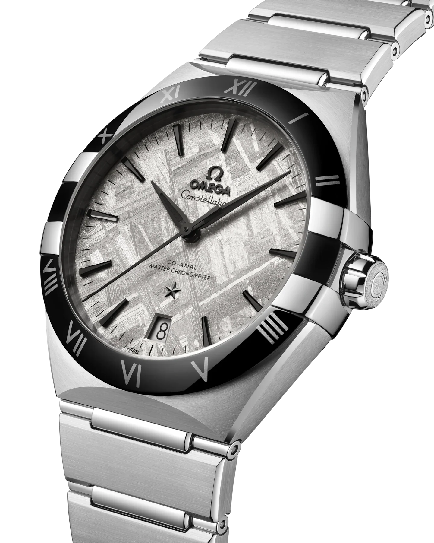 Omega Constellation Automatic Back Open Black